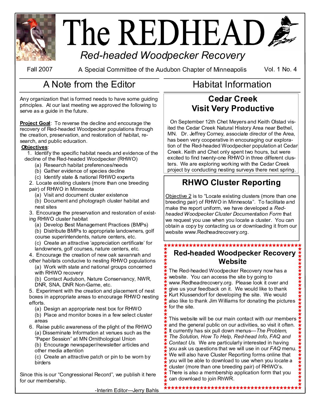 example newsletter.