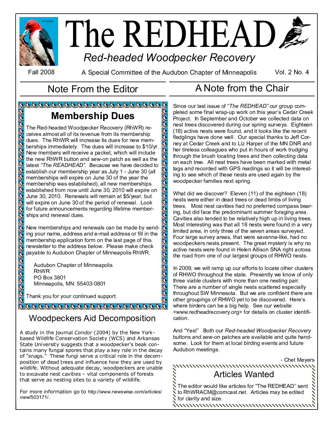 example newsletter.