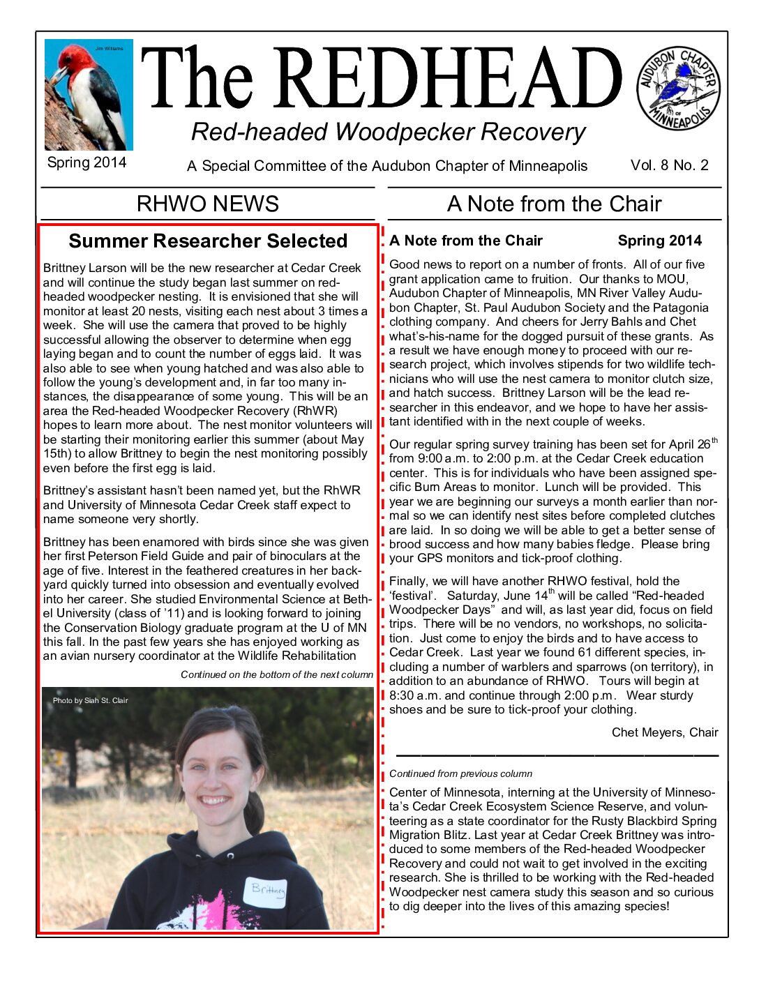 example newsletter.