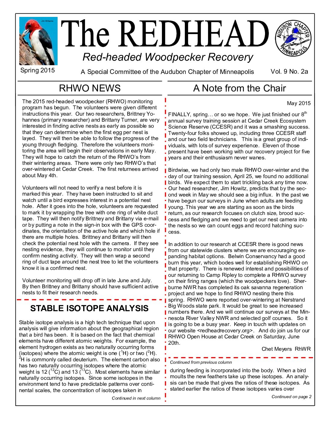 example newsletter.
