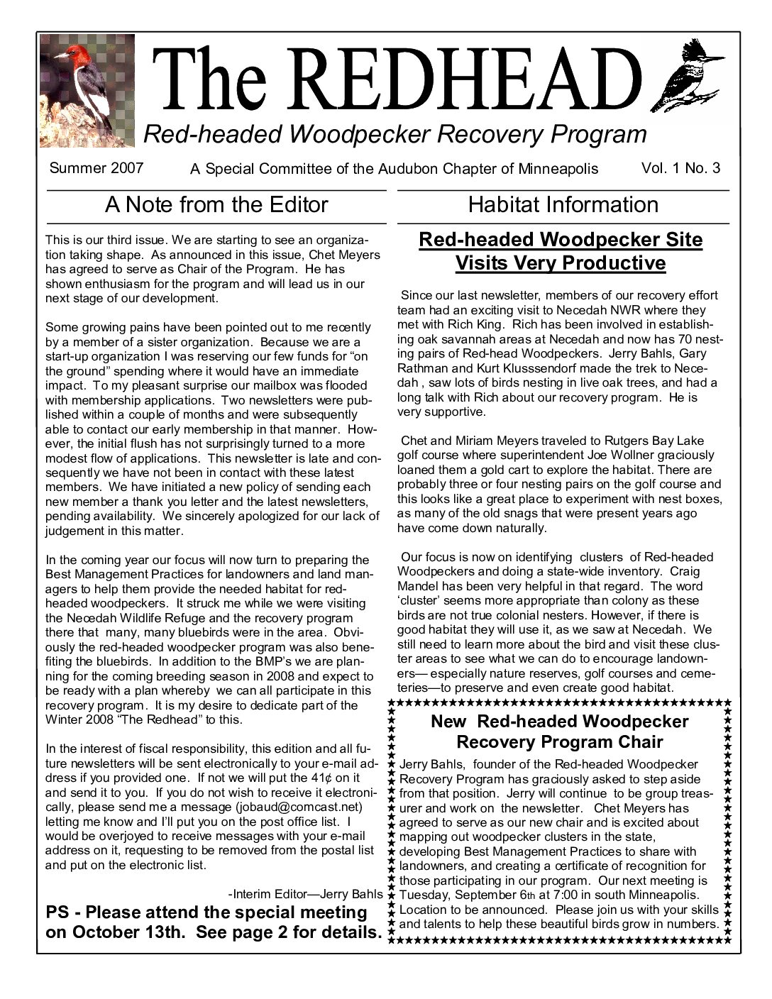 example newsletter.