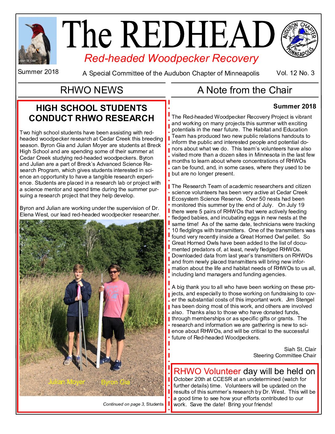 example newsletter.