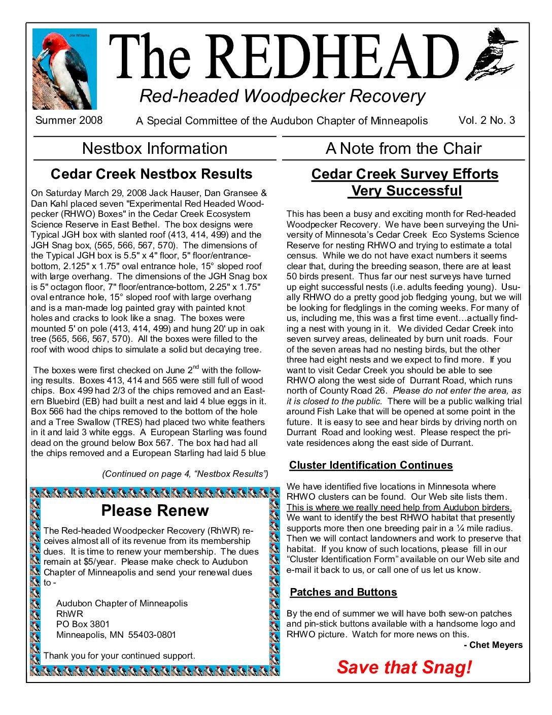 example newsletter.