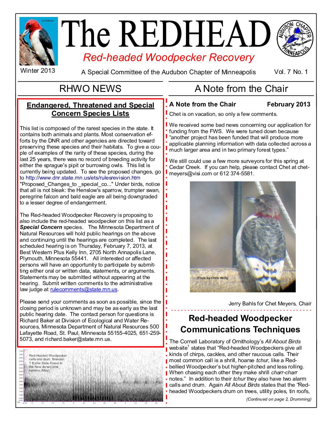 example newsletter.