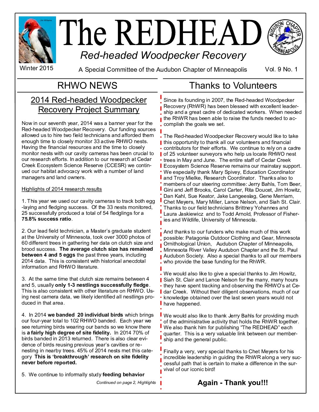example newsletter.