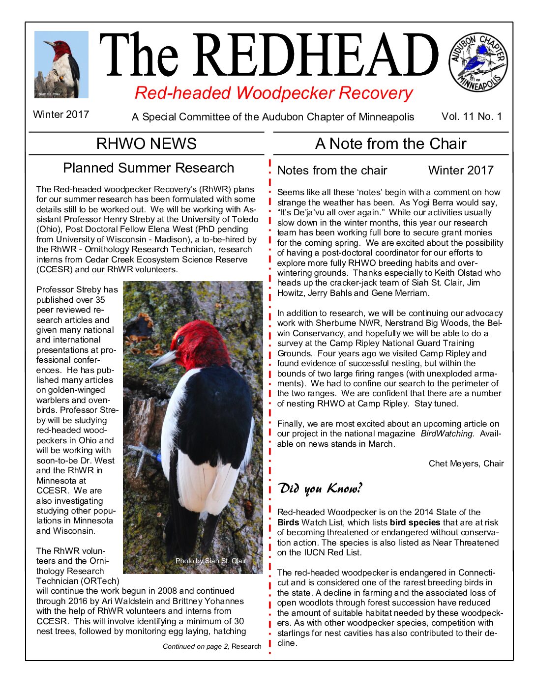 example newsletter.