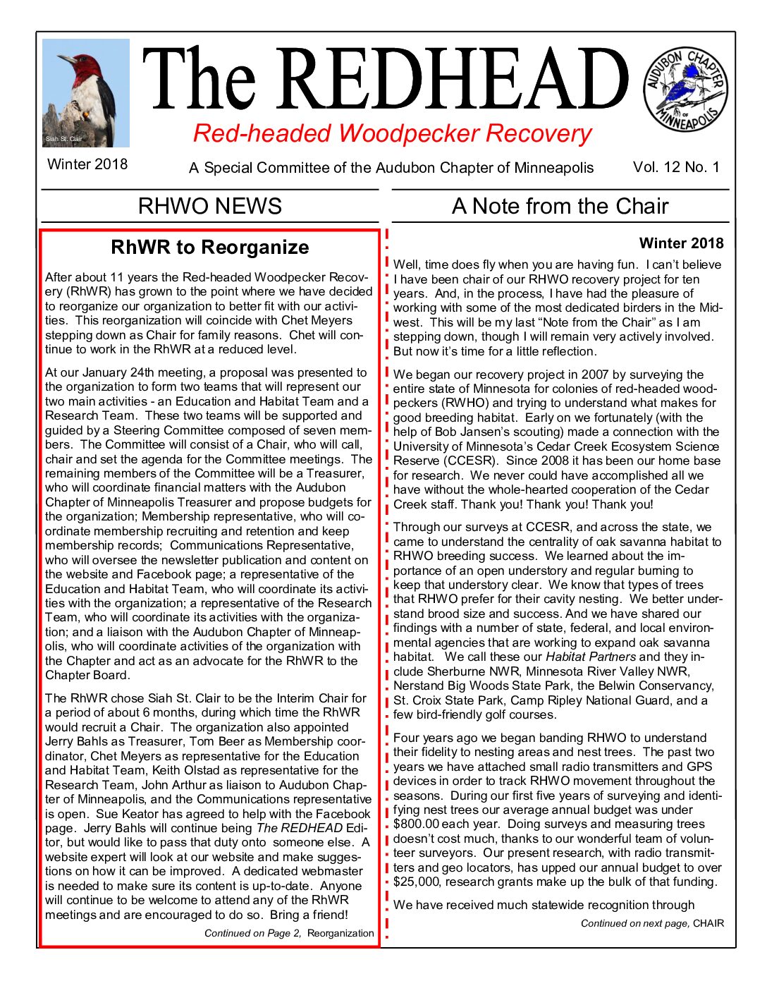 example newsletter.