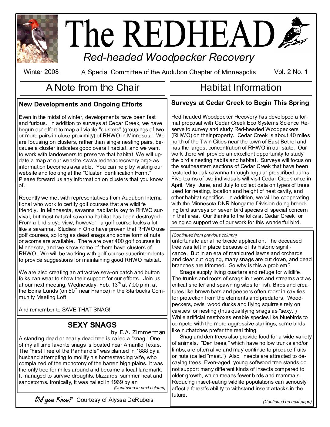 example newsletter.