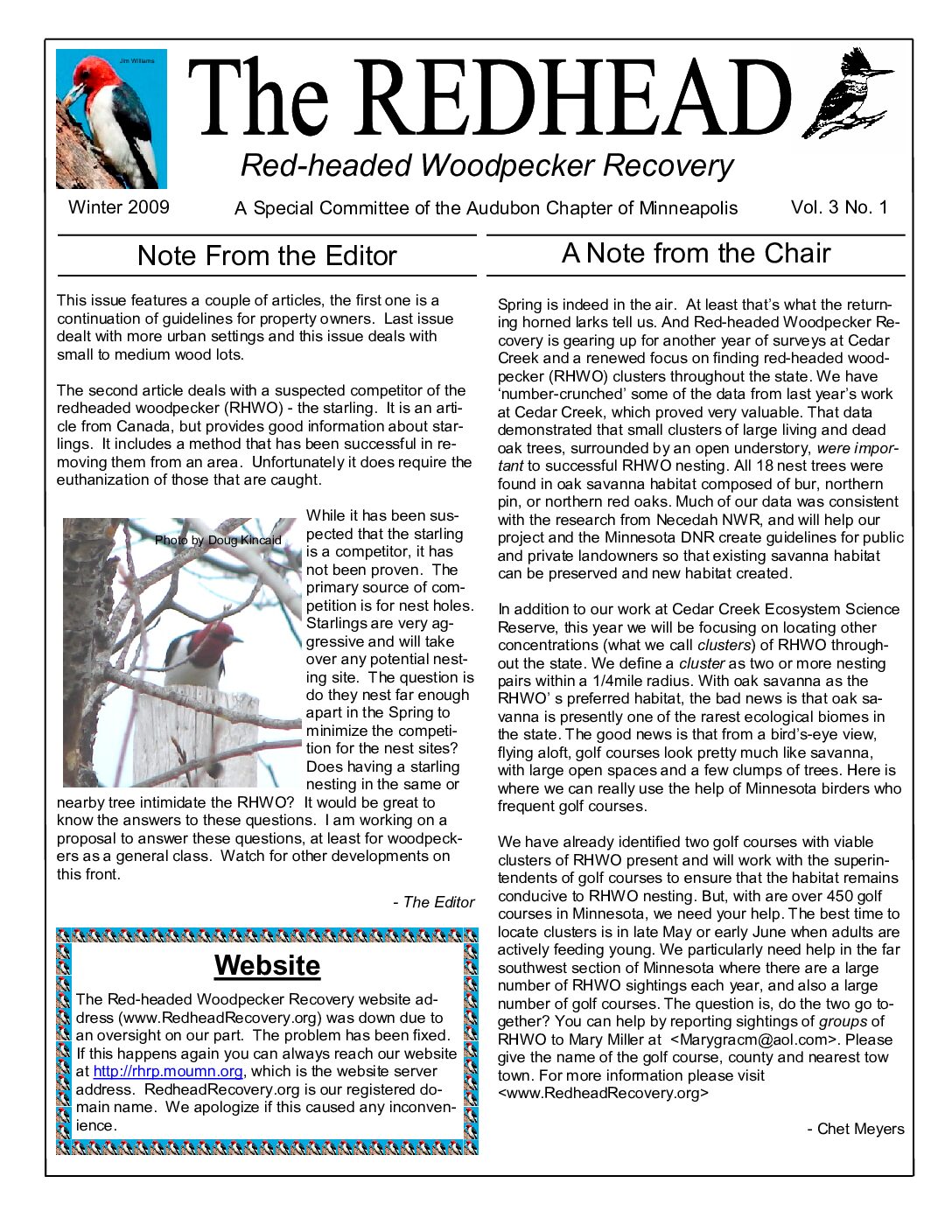 example newsletter.